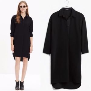 Madewell Moviehouse Crepe Shirtdress Size L